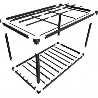 बॉक्सस्पेस डिटेचेबल कंटेनर हाउस अभिनव नॉक डाउन डिजाइन प्रति कंटेनर अधिक इकाइयों को लोड करने की अनुमति देता है शिपिंग लागत को कम करता है